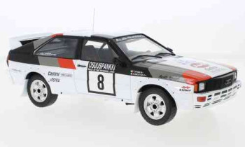 Audi quattro No8 Rallye WM 1000 Lakes Rally Mouton/Pons 1982  IXO  18RMC094C