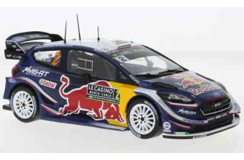 Ford Fiesta WRC No2 MS sport Red Bull Rallye WM Rallye Monte Carlo Evans/Barritt 2018  IXO  24RAL014B