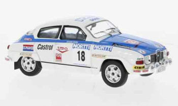 Saab 96 V4 No18 Rallye WM 1000 Lakes Rally Vilkas/Soini 1976  IXO  RAC378B