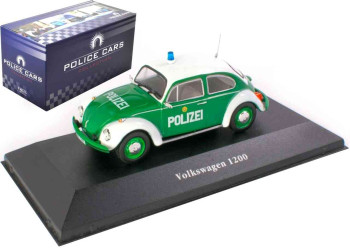 VW KEVER 1200 DEUTSCHLAND 1977 - POLICE CAR COLLECTION  ATLAS  KW01