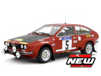  LAUDO RACING Alfa Romeo ALFETTA Gr.2 AUTODELTA #5 BALLESTRIERI/GIGLI RALLY LYON CHARBONNIERES 1975  LM199C