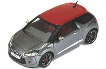 ΙΧΟ CITROEN DS3 2011 GREY METALLIC WITH ROOF RED