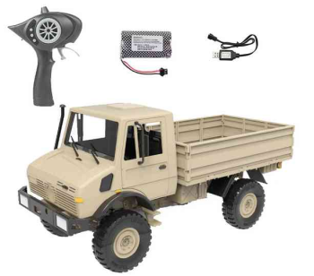 1/12th 4wd rc military truck White