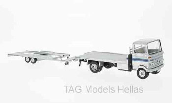 Mercedes LP 608, silver, Martini, with trailer PCL18278