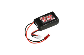 Robitronic LiPo Battery 1500mAh 2S AAA Hump Size for RX