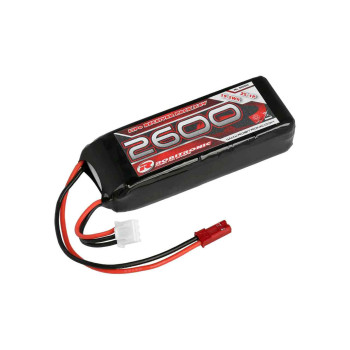 Robitronic LiPo Battery 2600mAh 2S 2/3A Straight for RX