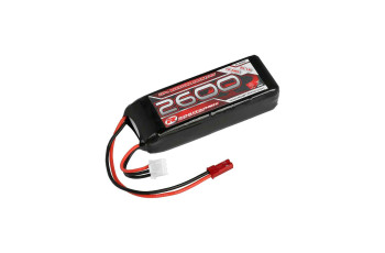 Robitronic LiPo Battery 2600mAh 2S 2/3A Straight for RX