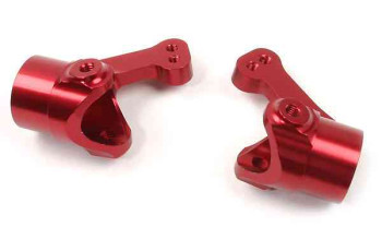 CNC Front Wheel Hub Set red anodized