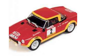 IXO  Fiat 124 Abarth #2 A.Bernacchini-R.Pinto Winner Portugal Rally 1974