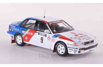 IXO  Mitsubishi Galant VR-4 EVO #9 C.Billstam-M.Ericsson Winner 1000 Lakes Rally 1989