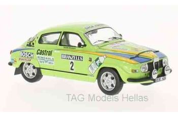 IXO RAC236 Saab 96 V4, No.2, Rallye WM, Rallye Sweden, 1976