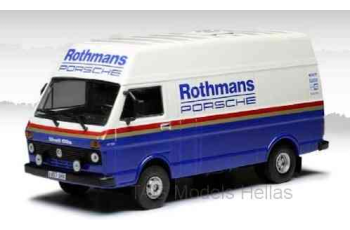 VW LT, white/blue, Rothmans-Porsche, Rally Assistance with roof rack  IXO  RAC285X