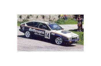 Alfa Romeo GTV6 No.14 Rothmans Rallye WM tour de Corse Y.Loubet/J-M.Andrie