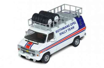 IXO Chevrolet Gseries Van Rothmans Opel Rally team Rothmans Assistance with Roof rack and Wheels  RAC374X