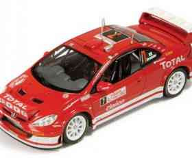 IXO  Peugeot 307 WRC #7 M.Gronholm-T.Rautiainen Rally Monte Carlo 2005 with Night Lights