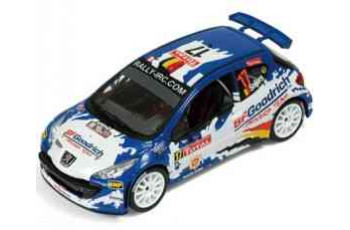 IXO  Peugeot 207 S2000 #17 P.Snijers-W.Soenens Rally Ypres 2008