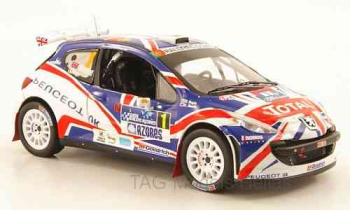 IXO  Peugeot 207 S2000 #1 K.Meeke-P.Nagle Winner Sata Rally Acores 2010