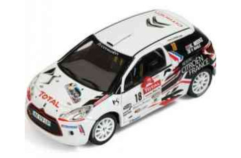 IXO  Citroen DS3 R3 #18 K.Meeke-P.Nagle Rally Mont-Blanc Morzine 2010