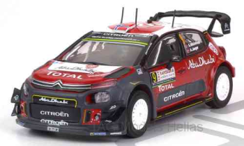 Citroen C3 WRC, No.9, Rallye WM, Rallye Sardinien, A.Mikkelsen/A.Synnevaag, 2017  IXO  RAM640