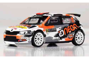Skoda Fabia R5, No.72, Rallye Monte Carlo, O.Burri/A.Levratti, 2018  IXO  RAM667