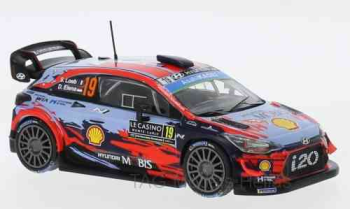 Hyundai i20 WRC, No.19, WRC, Rallye Monte Carlo, S.Loeb/D.Elena, 2019  IXO  RAM701