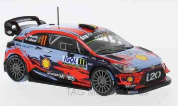 Hyundai i20 WRC, No.11, WRC, Rallye Korsika, T.Neuville/G.Gilsoul, 2019  IXO  RAM711