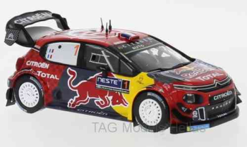 Citroen C3 WRC, No.1, Red Bull, WRC, Rallye Finland, S.Ogier/J.Ingrassia, 2019  IXO  RAM724