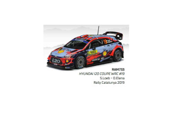 IXO  RAM733 1/43 | HYUNDAI i20 COUPE WRC N 19 RALLY CATALUNYA 2019 S.LOEB - D.ELENA