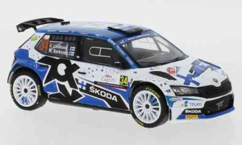 Skoda Fabia Rally 2 EVO No34 Rallye WM Rally Croatia Lindholm/Korhonen 2021