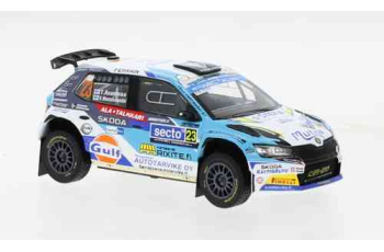 Skoda Fabia Rally2 EVO, Rallye WM, Rallye Finnland, 2022, No23, 1/43  IXO RAM867BLQ