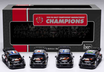 Toyota GR Yaris Rally1 Hybrid, Rally WM, 2024 #33/#17/#18 Rally Japan 2024 & #69 Winner Latvia 2024 WRC MANUFACTURER'S CHAMPIONS 2024  IXO  RAM966SET