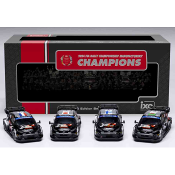Toyota GR Yaris Rally1 Hybrid, Rally WM, 2024 #33/#17/#18 Rally Japan 2024 & #69 Winner Latvia 2024 WRC MANUFACTURER'S CHAMPIONS 2024  IXO  RAM966SET