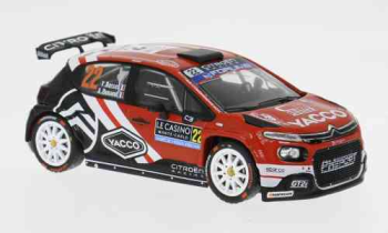 Citroen C3 Rally2, WRC, Rally Monte Carlo, 2025, #22, Y.Rossel/A.Dunand  IXO  RAM975A