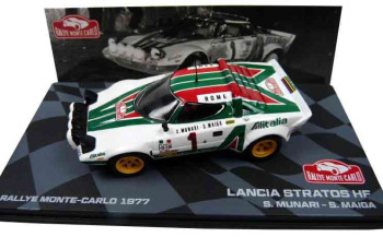 Lancia STRATOS HF #1 MUNARI/MAIGA WINNER RALLY MONTE CARLO 1977  ALTAYA  ATLAS  RMIT3
