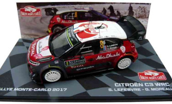 Citroen C3 WRC #8 LEFEBVRE/MOREAU RALLY MONTE CARLO 2017  ATLAS  RMIT8