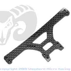 SHEPHERD-Shock tower rear ''PRO'' carbon