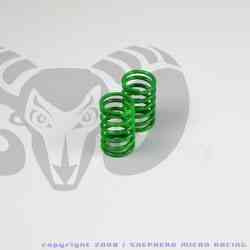SHEPHERD-Shock spring rear green - V10 medium