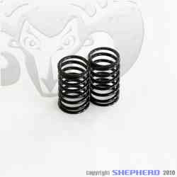 SHEPHERD-Shock spring rear black - V10 extra soft