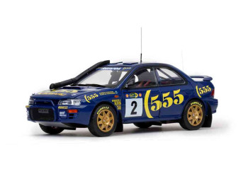 SunStar 1/18 Subaru Impreza 555 - #2 K.Eriksson/S.Parmander 2nd Safari Rally Kenya 1996