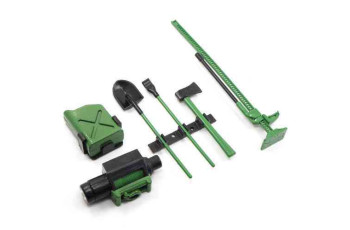  RC Rock Crawler Accessory Tool Set  ( 1 Set ) GREEN TG108