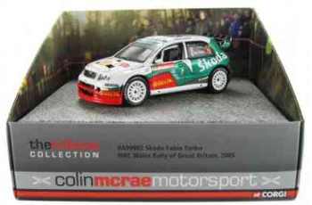 CORGI  COLIN MCRAE SKODA FABIA WALES 2005 WRC  