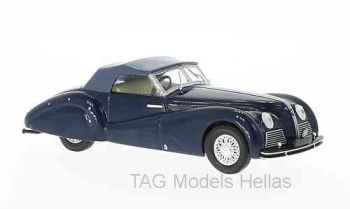 Alfa Romeo 6C 2500 SS Spider, dark blue/dark grey, 1939 WHITE BOX WB219