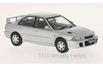 Mitsubishi Lancer EVO 1, silver, RHD, 1992 WHITEBOX WB243