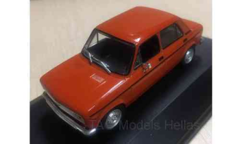 Fiat 128 Europe, red, 1978 WHITE BOX WB251