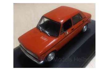 Fiat 128 Europe, red, 1978 WHITE BOX WB251