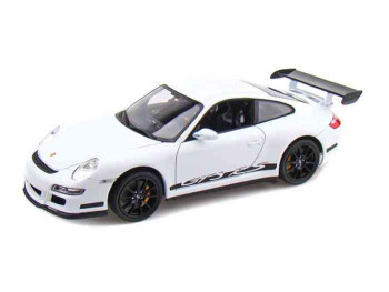 Porsche 911 (997) GT3 RS 1:18 Welly 18015W White/Black 