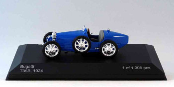 WHITE BOX Bugatti type 35b T35B 1924 bleu