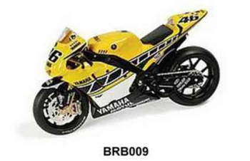 Yamaha YZR-M1 (Laguna Seca Decoration) V. Rossi Moto GP 2005. IXO Models. Ref.: BRB009