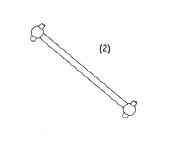 Hobby Pro Front & Rear Transmission Shaft H312056