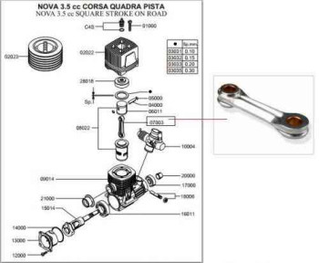 Novarossi conrod,07003